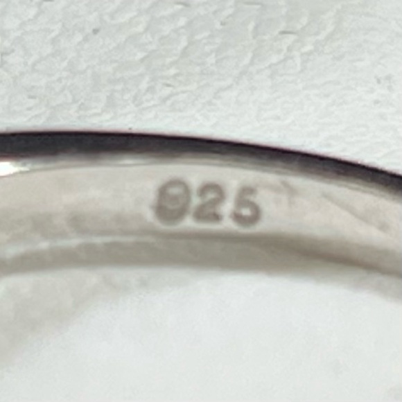 Men Blue Topaz Sterling Silver Ring